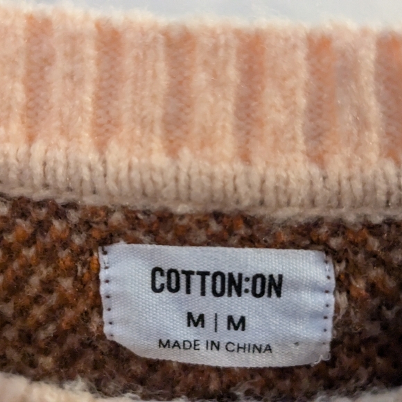 Cotton:On Cropped Retro Sweater Size M - Picture 2 of 4